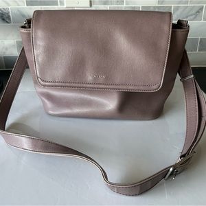 Matt & Nat Leather Taupe Shoulder Purse